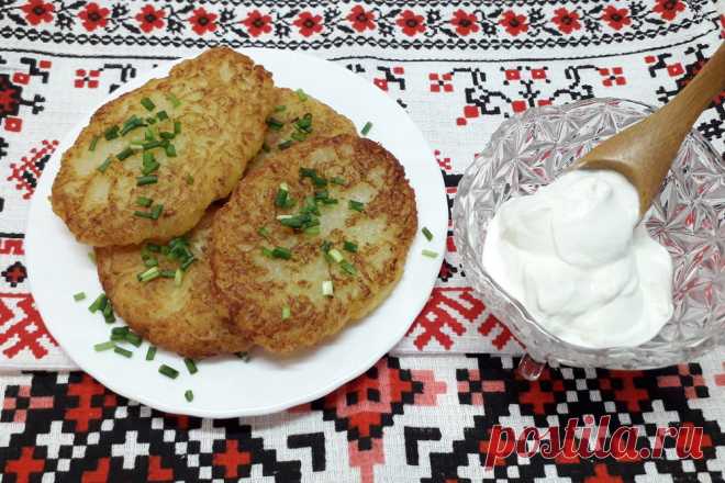 Рецепт настоящих белорусских дранников (без муки и яиц)