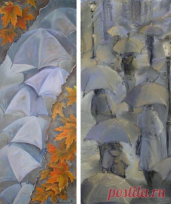Художник, что рисует дождь: Очарование осени на картинах эмигрантки-петербурженки