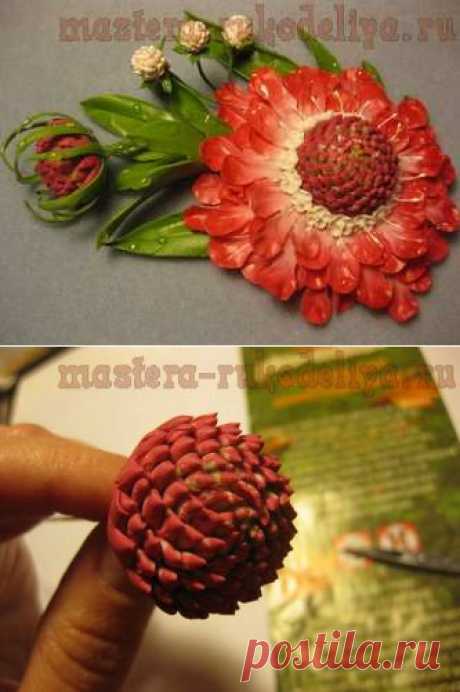 Мастера рукоделия - рукоделие для дома. Бесплатные мастер-классы, фото и видео уроки - Мастер-класс по лепке из полимерной глины: Скабиоза