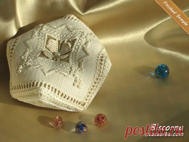 Casa ERBA Как сделать KIT Biscornu -Puntaspilli