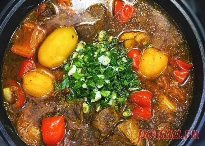 (4) Шурпа в казане из говядины - пошаговый рецепт с фото. Автор рецепта sasha.food.blog . - Cookpad