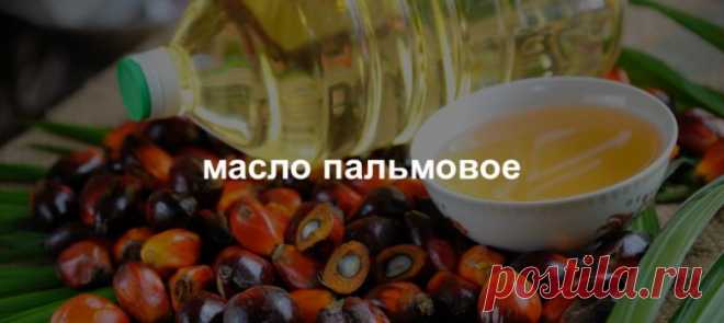 Как определить пальмовое масло в продуктах / Домоседы