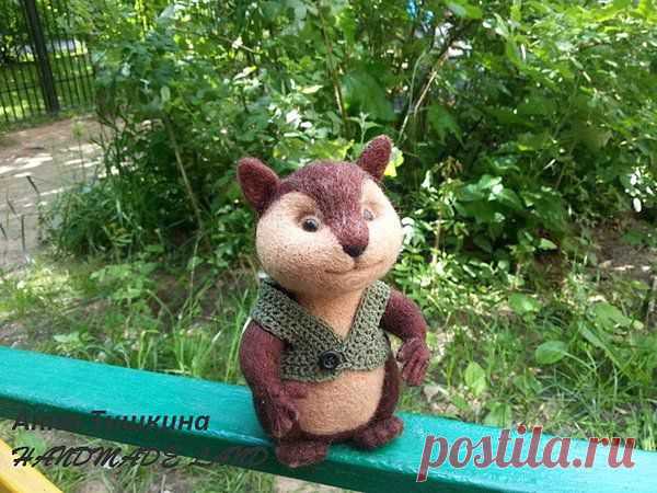 Валяем бурундучка Дейла - Ярмарка Мастеров - ручная работа, handmade