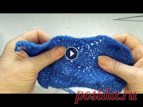 ЗАКРЫТИЕ ПОЛОТНА В ТЕХНИКЕ ЭНТРЕЛАК СПИЦАМИ. МАСТЕР-КЛАСС. Как закончить полотно в технике энтрелак? В этом мастер-классе я покажу как я это делаю. #энтрелак#вязаниеспицами#мастеркласс#закрытиеполотна#НинаНожн...