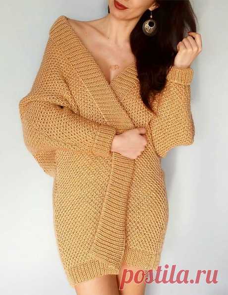 Кардиган женский вязаный Уютный — фото