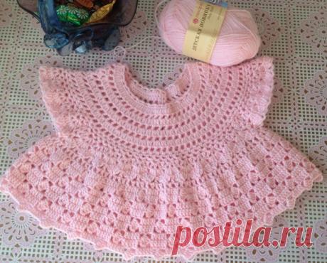 Сарафанчик для девочки крючком