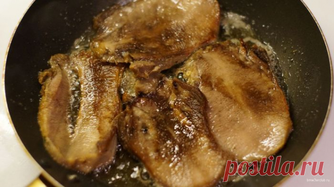 Рецепт жаренного говяжьего языка. Вкуснотища
