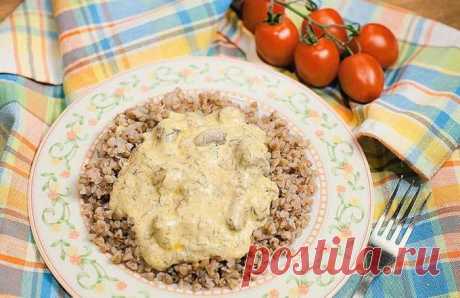 Куриные сердечки в сметане - Вкусные Идеи