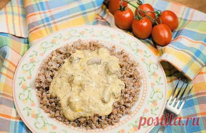 Куриные сердечки в сметане - Вкусные Идеи