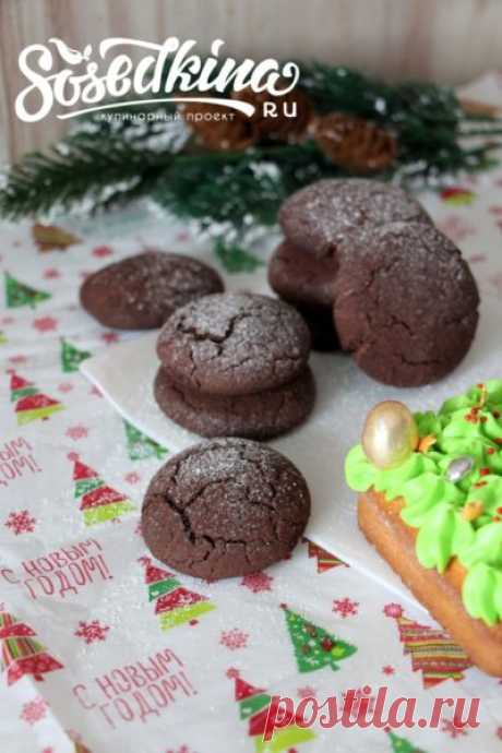 Шоколадное печенье на рисовой муке с арахисовой пастой. | Кулинарный сайт Ксении Соседкиной