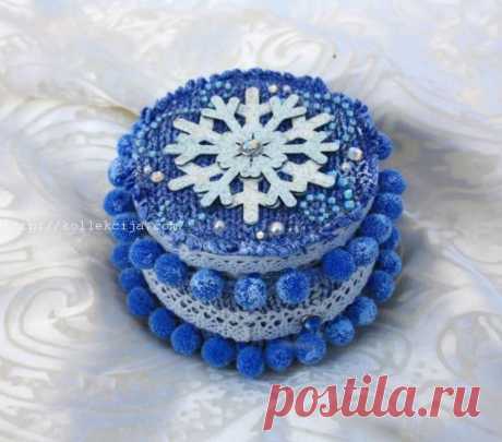 Вязаная шкатулка | Своими руками — интернет журнал