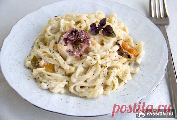 Домашняя лапша с морепродуктами: пошаговый рецепт с фото и видео