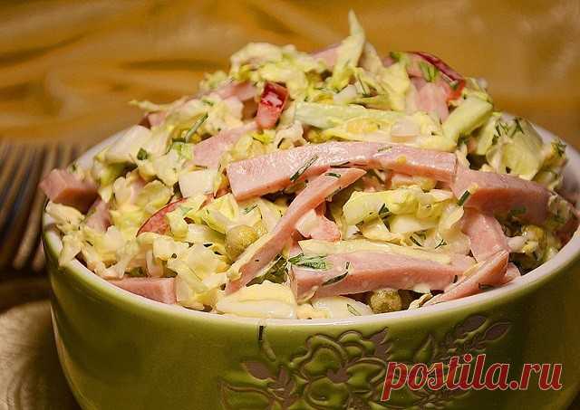 Вкусный салат «На скорую руку» — Домашняя кулинария
