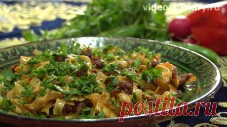 Жаренный лагман (ковурма лагман) - Видеокулинария.рф - видео-рецепты Бабушки Эммы