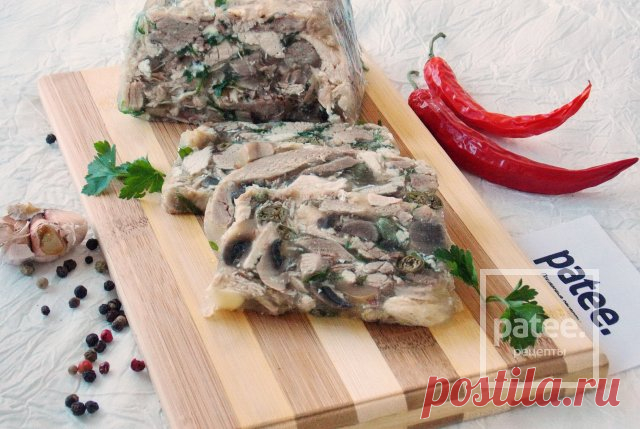 Террин из свиной рульки с грибами и каперсами - рецепт с фотографиями - Patee. Рецепты