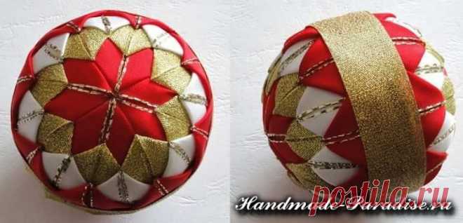 Шишки из лент в технике артишок - Handmade-Paradise