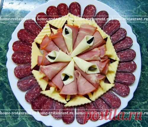 Мясная нарезка: варианты оформления и подачи на стол | Домашний Ресторан