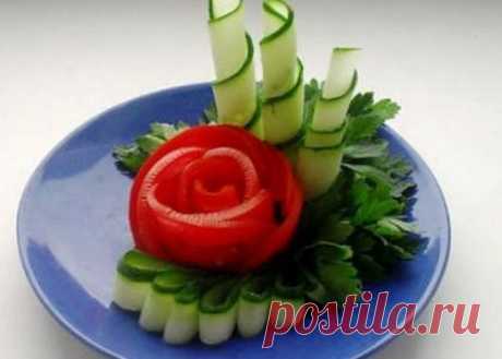 ▲Красивая подача овощных нарезок▲ - Простые рецепты Овкусе.ру