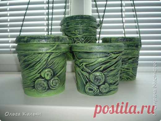 Кашпо из пластмассовых ведёрок. | Страна Мастеров