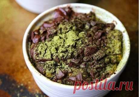 Шоколадный пудинг из хлеба.