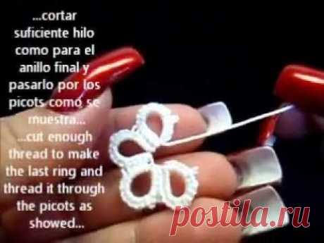 Frivolite-tatting lesson 113 - Union Riego - Riego join