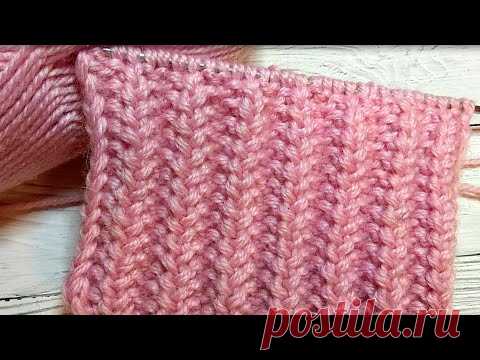 ПЫШНАЯ ОБЪЕМНАЯ РЕЗИНКА/ РЕЗИНКА СПИЦАМИ ДЛЯ ШАПКИ, ШАРФА, СНУДА/Очень легко вяжется!