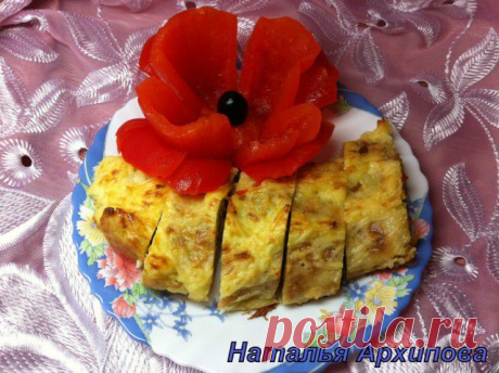 Запечённый кабачковый рулет