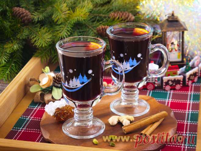 Глинтвейн с брусникой