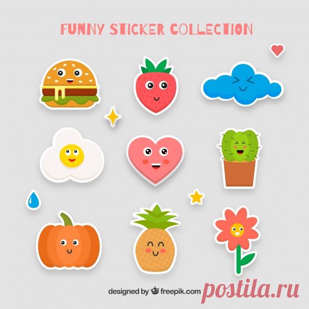 Красочный набор прекрасных наклеек Более миллиона свободных векторов, PSD, фотографии и бесплатные иконки. Эксклюзивные халявы и все графические ресурсы, которые необходимые для ваших проектов