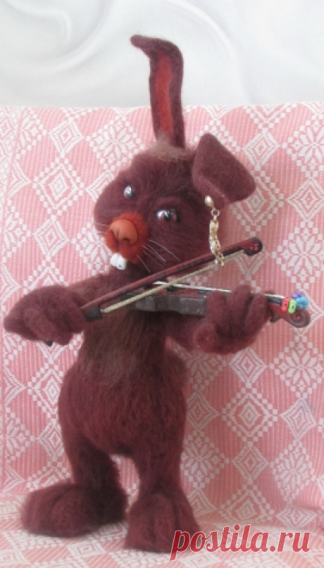 Заяц - Скрипач. - Валяние. Работы пользователей.