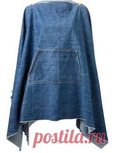 Купить Бохо-плащ джинсовый 