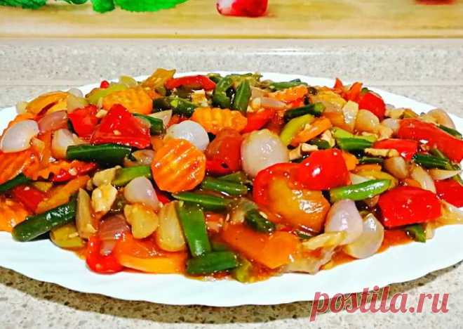 (1) Свинина с овощами в кисло-сладком соусе🥡 - пошаговый рецепт с фото. Автор рецепта Любовь . - Cookpad