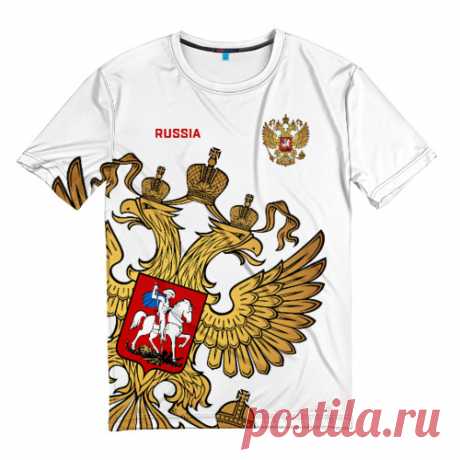 Мужская футболка 3D "Россия"