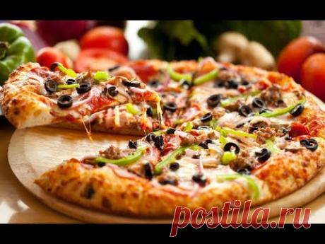 БЫСТРАЯ ИТАЛЬЯНСКАЯ ПИЦЦА.Как приготовить пиццу. Пицца в домашних условиях. Рецепт пиццы.