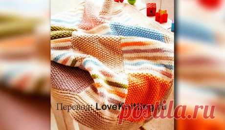 Нежное одеяльце | Loveknitting.ru