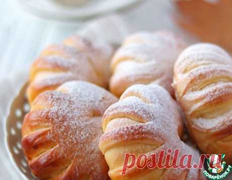 Ванильные булочки с творогом