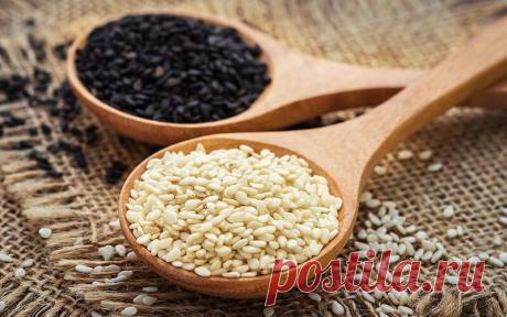 Польза кунжута – семена здоровья! Состав, свойства, ГИ