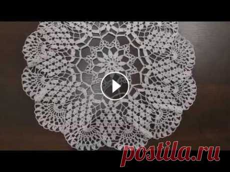 САЛФЕТКА КРЮЧКОМ      часть 1/ Сrochet napkin part 1 В этом видеоуроке Вы научитесь вязать еще одну красивую салфетку - воздушная, легкая, необычная, а главное - быстро вяжется! С ней справится даже начи...