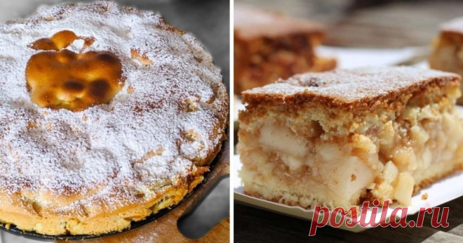 Яблочная шарлотка из 3 ингредиентов - Со Вкусом