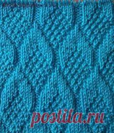 КРАСИВЫЙ УЗОР В ТЕХНИКЕ ТЕНЕВОГО ВЯЗАНИЯ