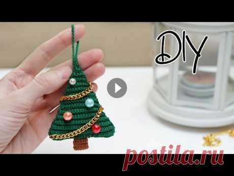 Crochet. Christmas tree with beads / Вязание крючком. Новогодняя ёлка с бусинами Crocheted Christmas tree with beads ❤ ↓↓↓EXPAND FOR MORE DETAILS ↓↓↓ In this video tutorial, I'll show you how to crochet a Christmas tree and decorat...
