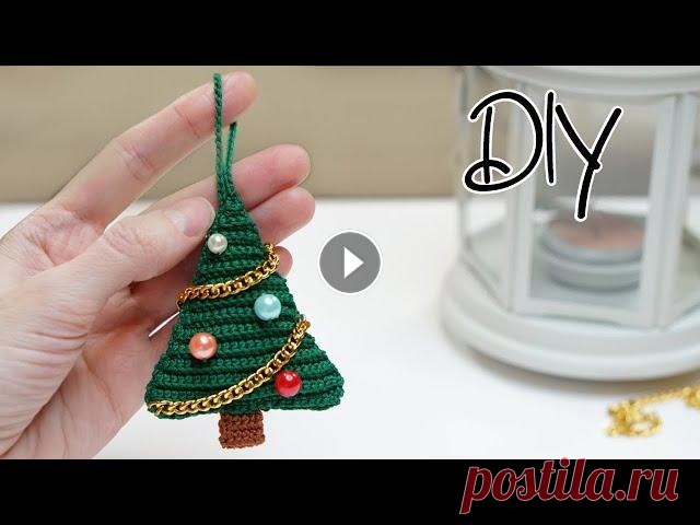 Crochet. Christmas tree with beads / Вязание крючком. Новогодняя ёлка с бусинами Crocheted Christmas tree with beads ❤ ↓↓↓EXPAND FOR MORE DETAILS ↓↓↓ In this video tutorial, I'll show you how to crochet a Christmas tree and decorat...