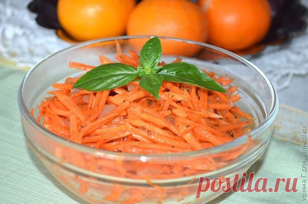 Морковь по-корейски с луком