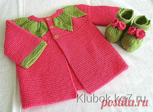 Красивая кофточка для девочки | Клубок