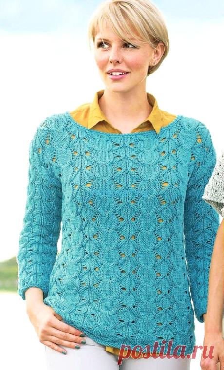 Ажурные вязаные пуловеры для наступившей весны | Вязание с Paradosik_Handmade | Дзен