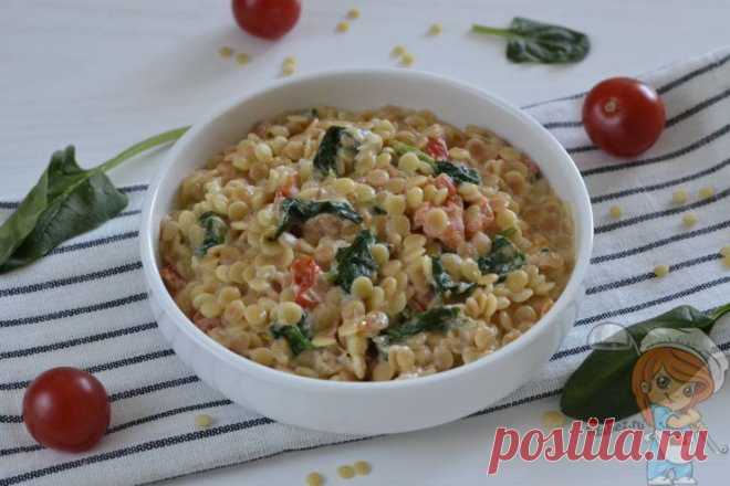 Птитим в сливочном соусе - рецепт для гурманов и любителей вкусно поесть.

Пошаговый рецепт с фото найдете по ссылке в Посте
