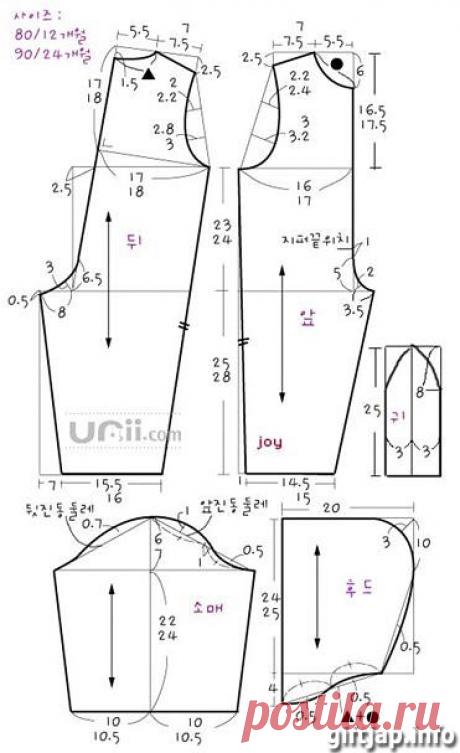 Выкройка комбинезона трансформер