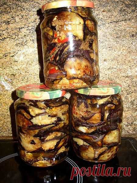 Баклажаны на зиму - 3 вкуснейших рецепта.