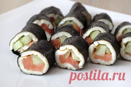 РОЛЛЫ С ЯИЧНЫМ БЛИНЧИКОМ