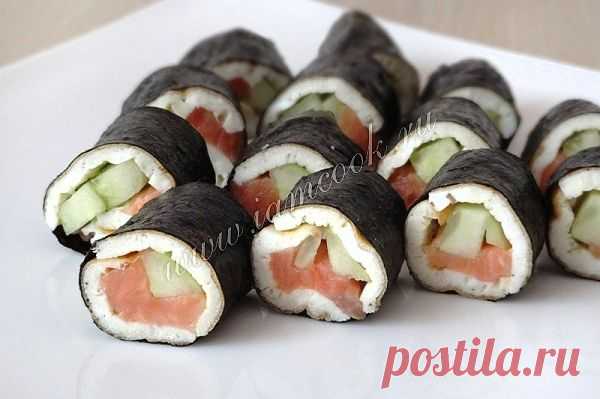 РОЛЛЫ С ЯИЧНЫМ БЛИНЧИКОМ